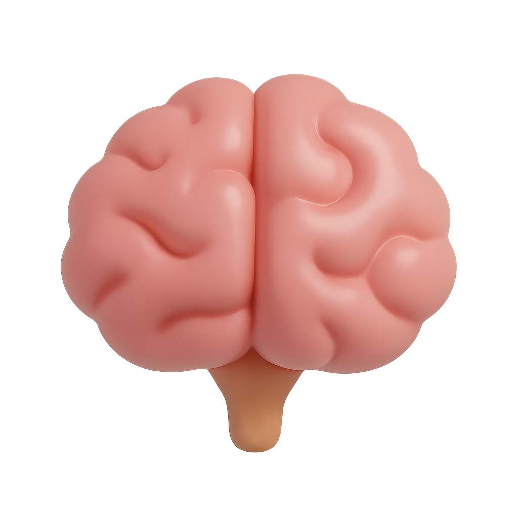 3D Brain Icon